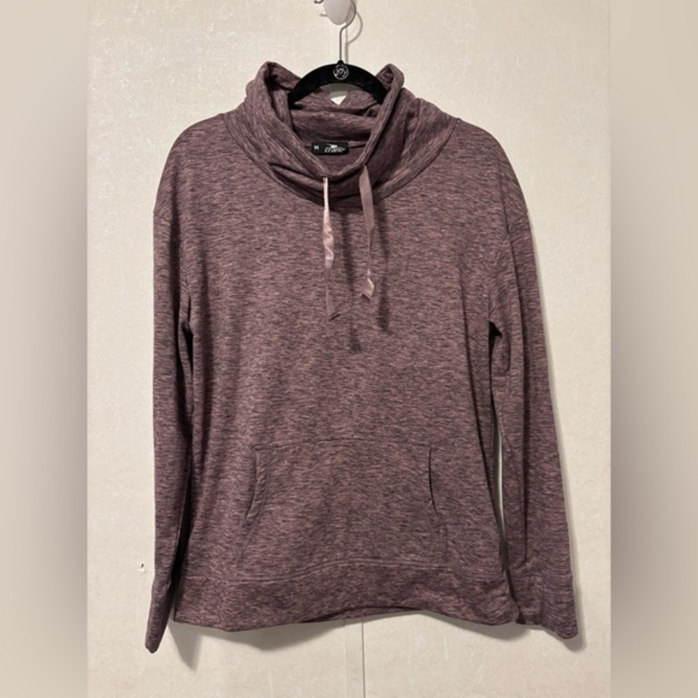 Crane | Cozy Purple Cowl Neck Sweater | Size Medium